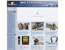 Tablet Screenshot of bkkenterprises.com
